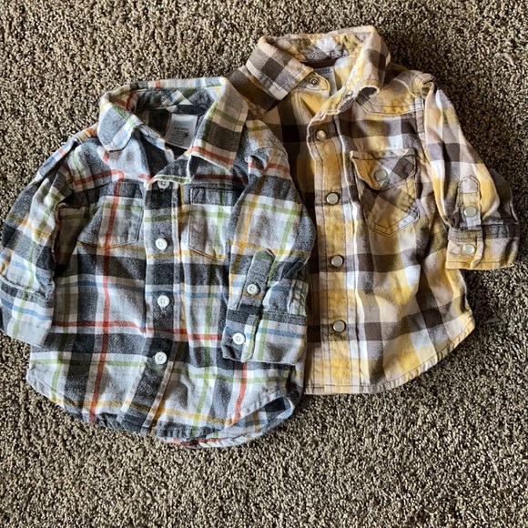 Gymboree Other - Gymboree 3-6 month Flannel Lot
